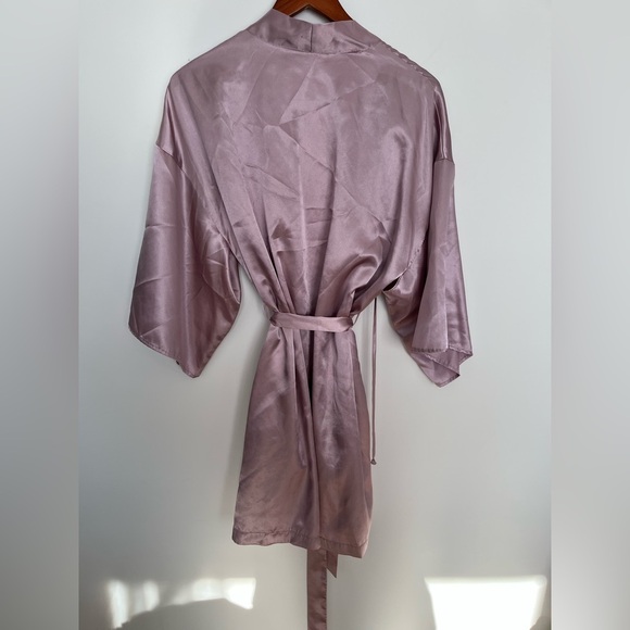 Luxurious La Vie En Rose pink Robe size XS - Picture 2 of 6